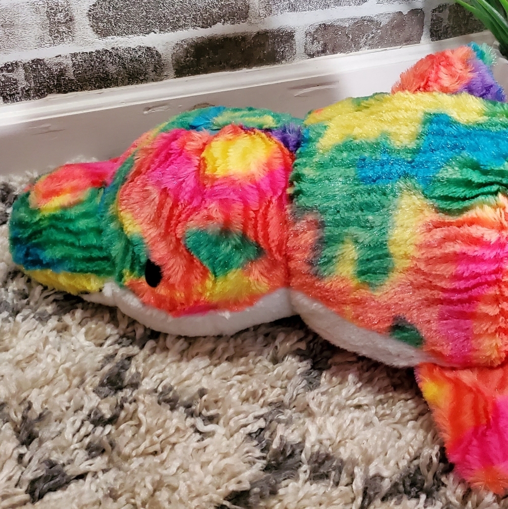 Flip a Zoo pink Blushes Seal rainbow Tessa Dolphin 2 in 1 plush or pillow